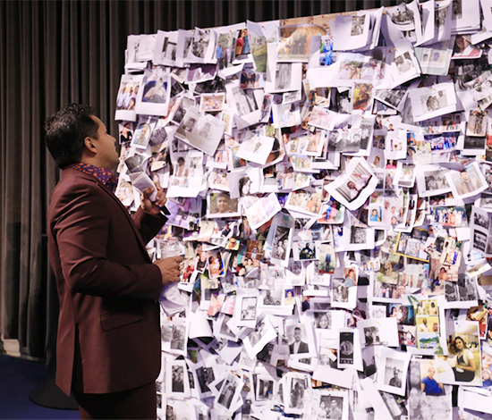 Prophet Jerome praying over Prayer Requests and Picture at the Miracle Dome